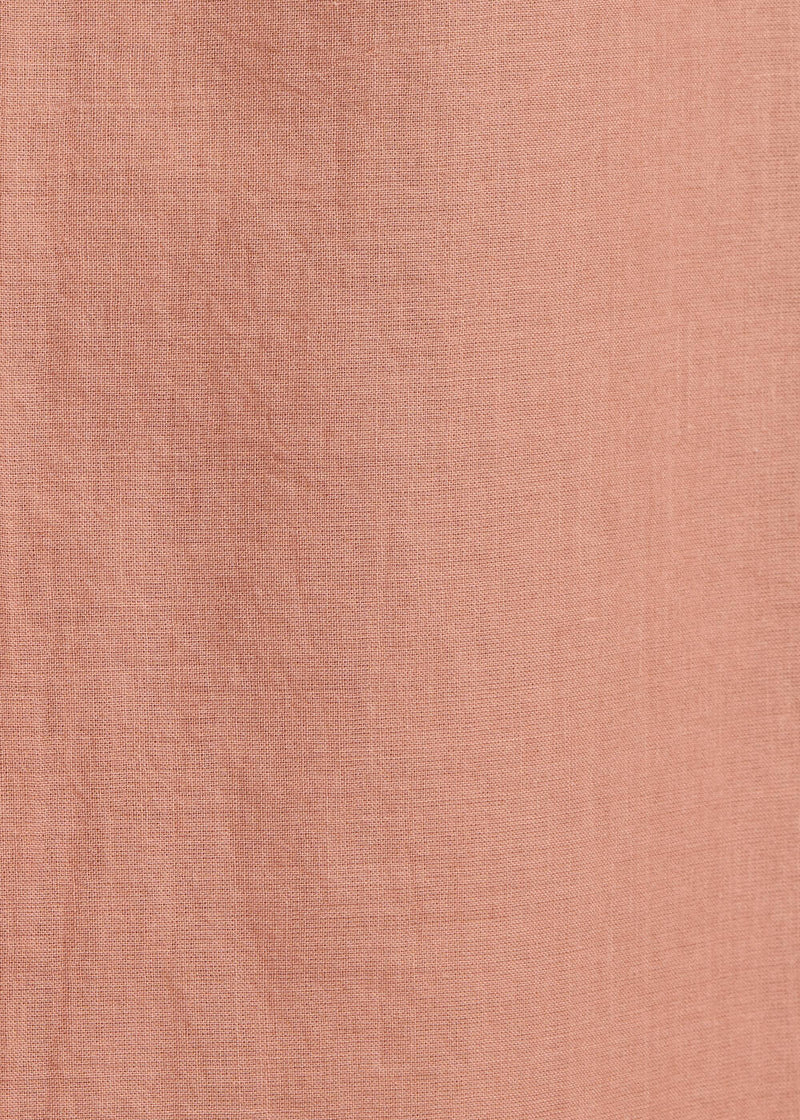 Jupe longue en voile de coton vieux rose - SORBET#couleur_SORBET