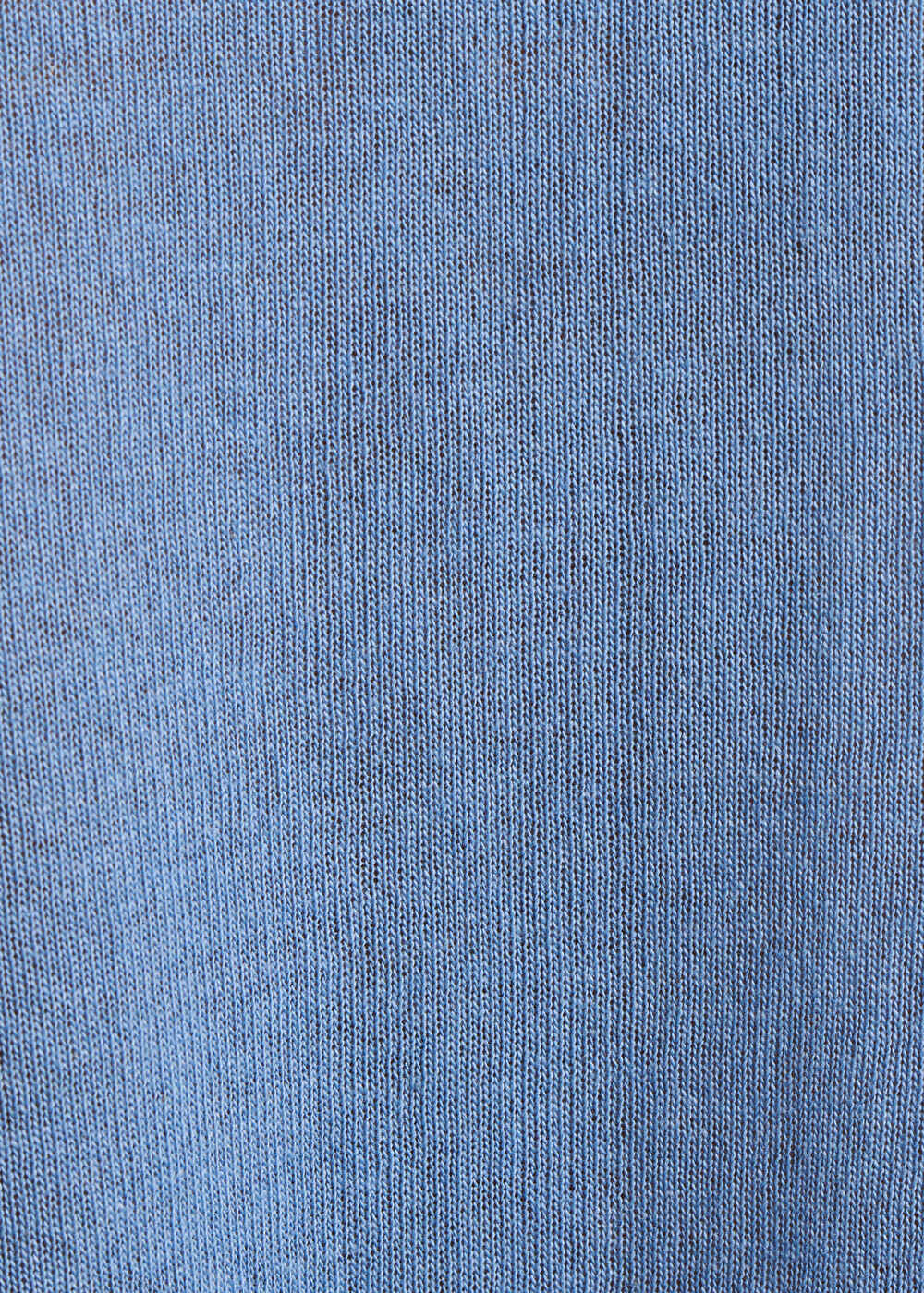Pull bleu oversize en maille fine - BLEU ORAGE#couleur_BLEU ORAGE