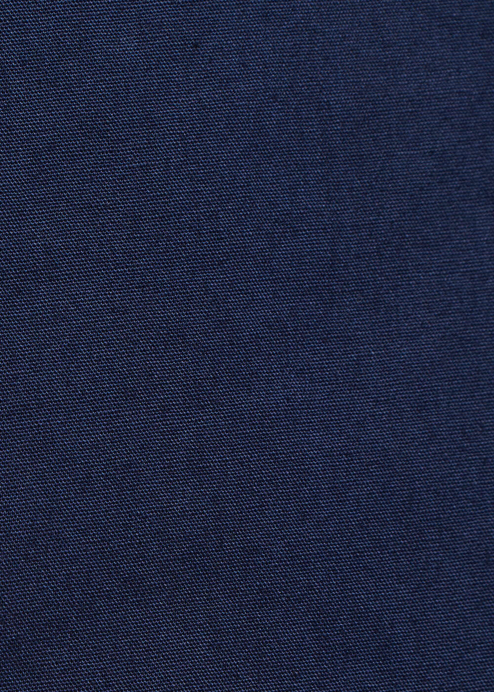 Robe mi-longue housse bleu marine en popeline de coton - MARINE#couleur_MARINE