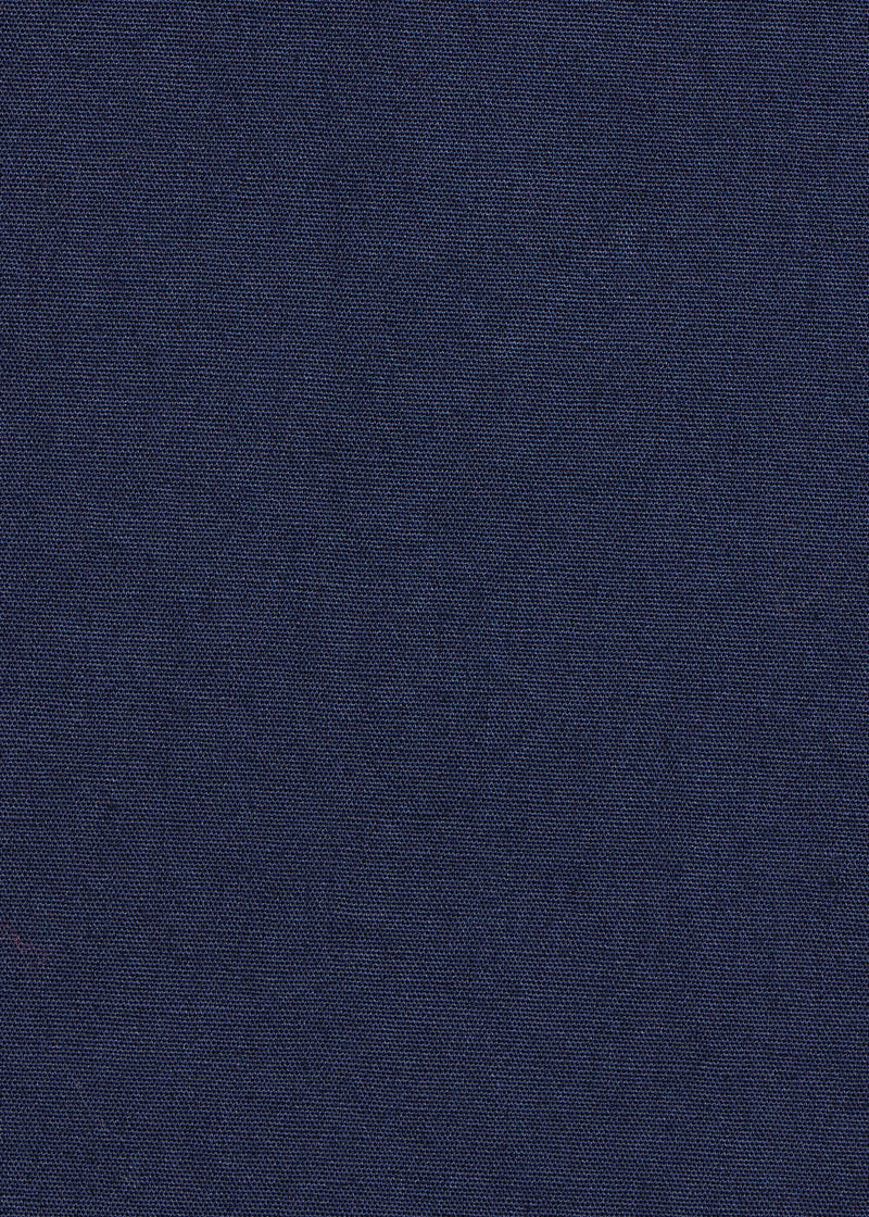 Top bleu marine oversize en coton manches longues - MARINE#couleur_MARINE