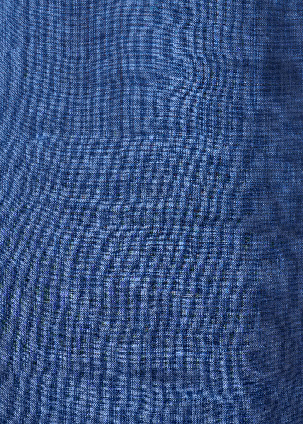 Veste droite ample bleue en lin souple - BLEU ORAGE#couleur_BLEU ORAGE