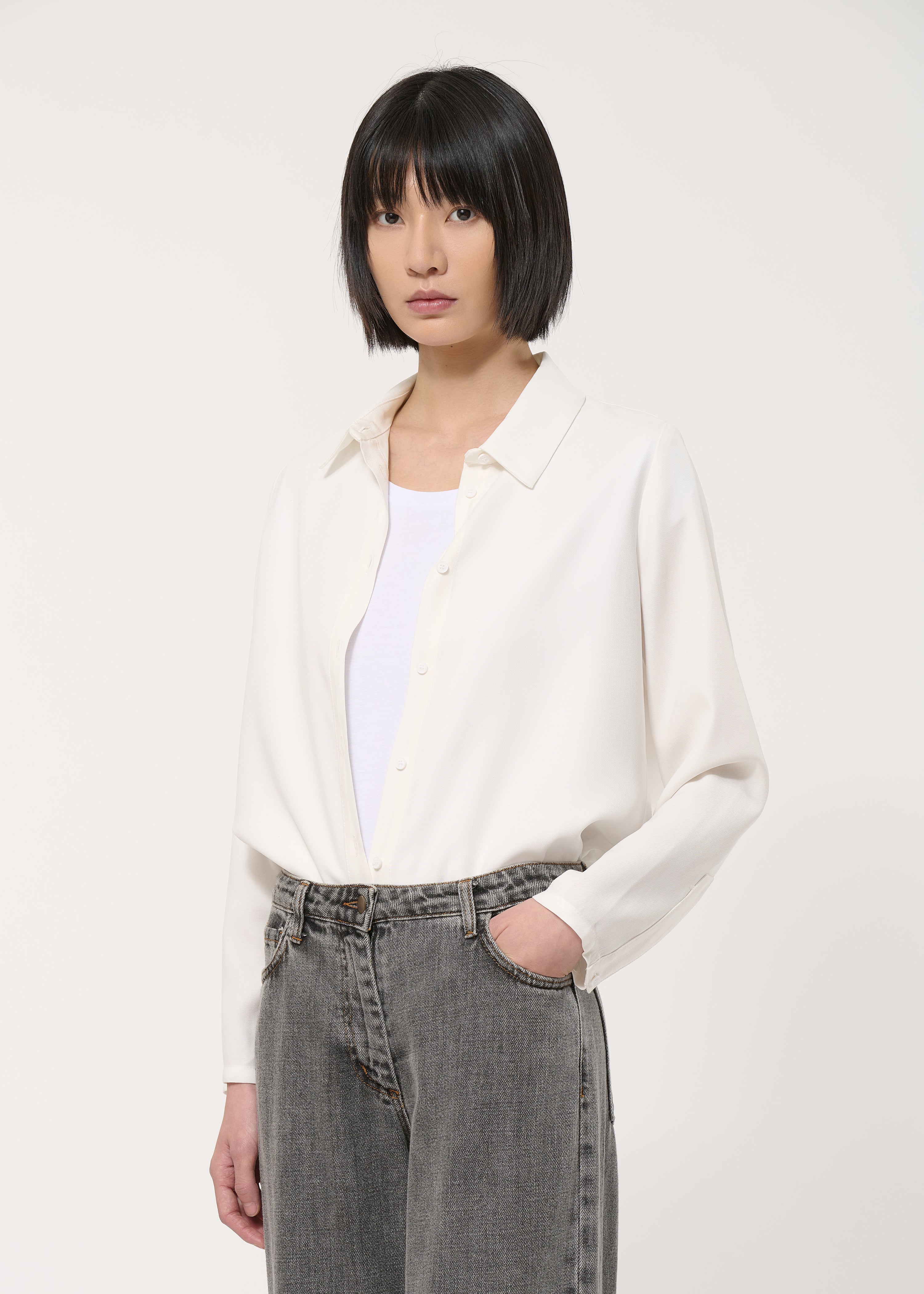 Chemise blanche - ECRU#couleur_ECRU