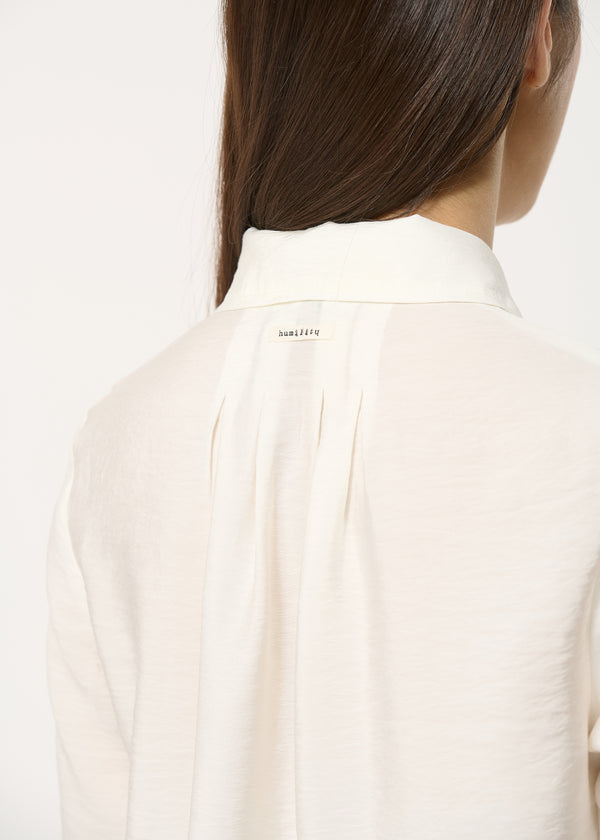 Chemise écrue coupe droite - ECRU#couleur_ECRU