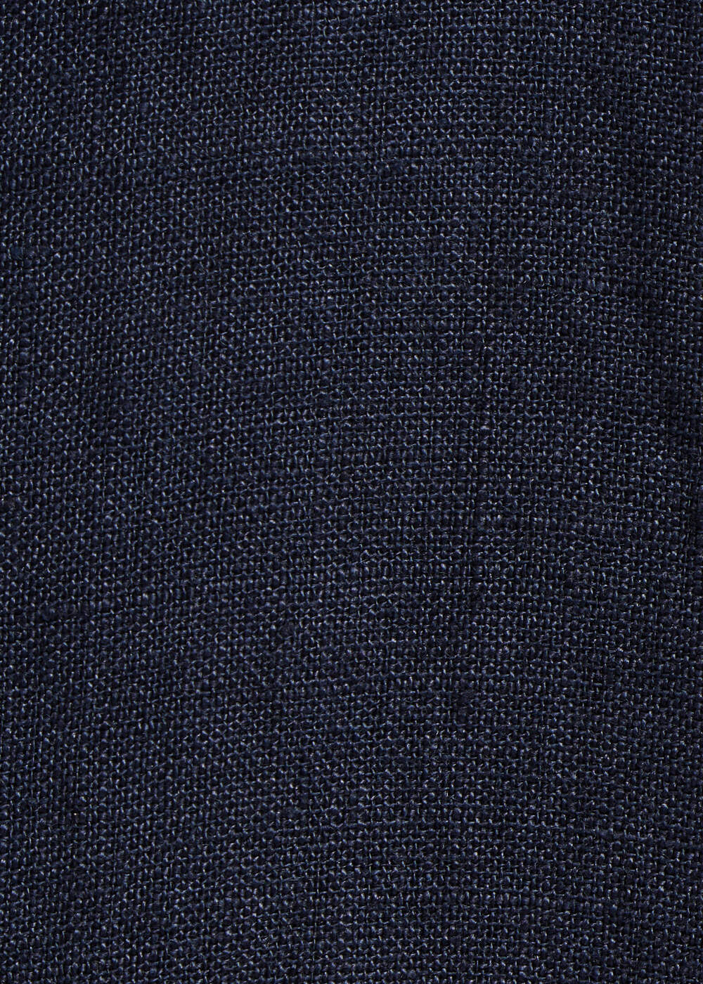 Robe mi-longue évasée bleu marine en lin sans manches - MARINE#couleur_MARINE