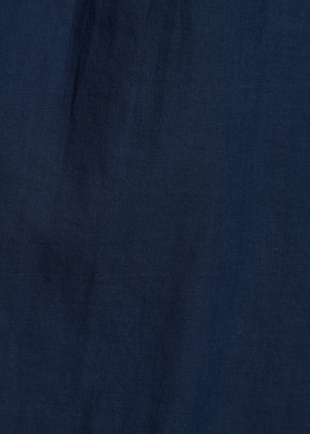 Robe midi bleu marine en voile de coton - MARINE#couleur_MARINE