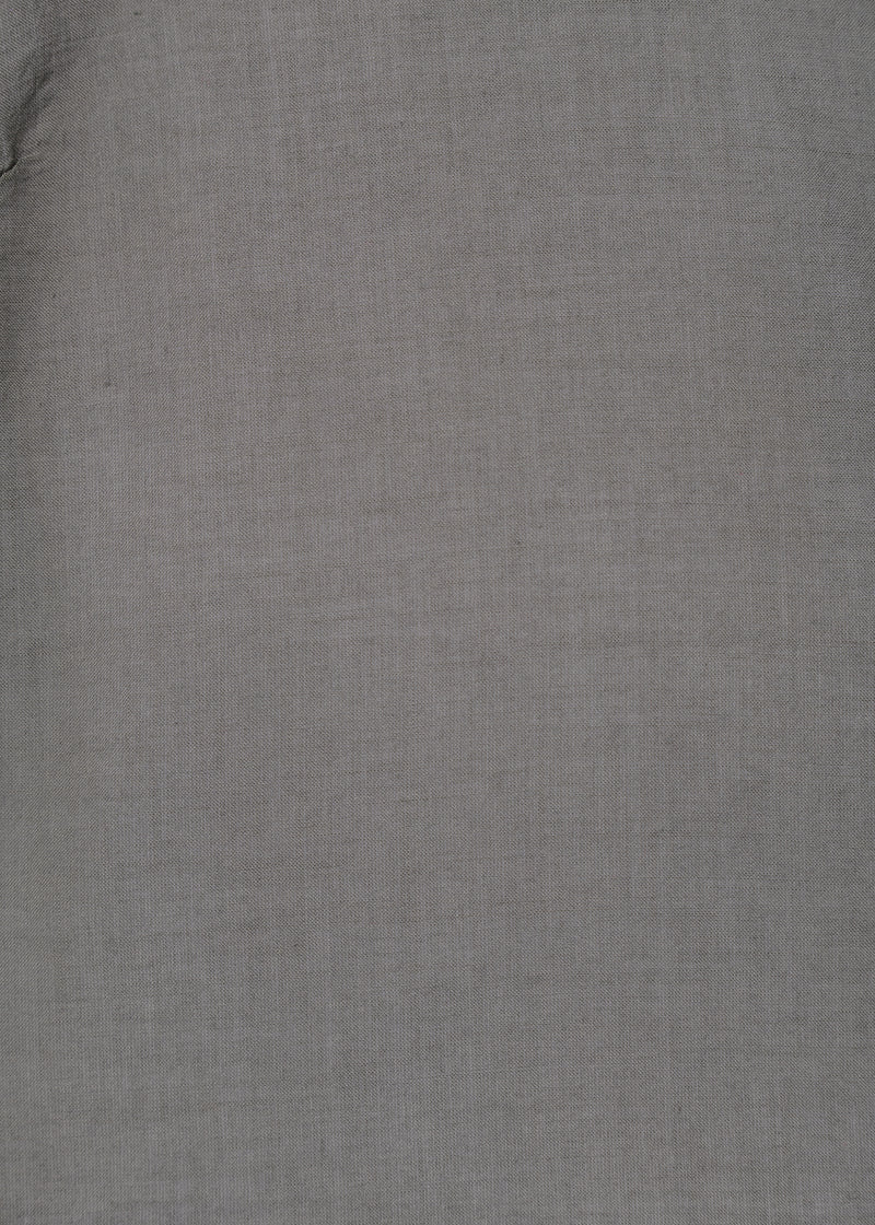 Chemise grise oversize en voile de coton - ANTHRACITE#couleur_ANTHRACITE