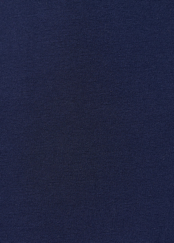 Veste tailleur bleu marine coupe droite - MARINE#couleur_MARINE