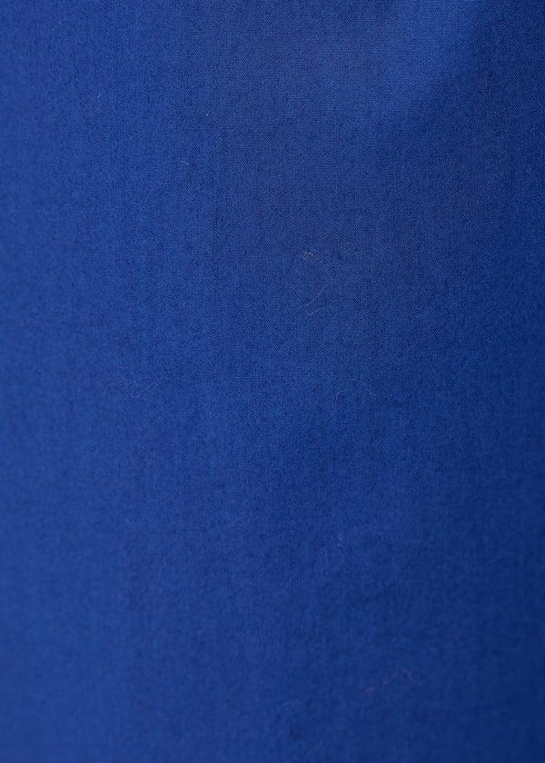 Pantalon bleu roi coupe carotte 7/8ème - INDIGO#couleur_INDIGO