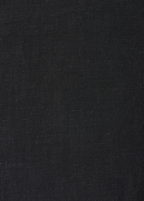 Pantalon large noir taille élastiquée - NOIR#couleur_NOIR