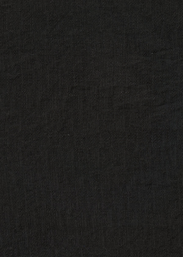 Robe mi-longue noire encolure v - NOIR#couleur_NOIR