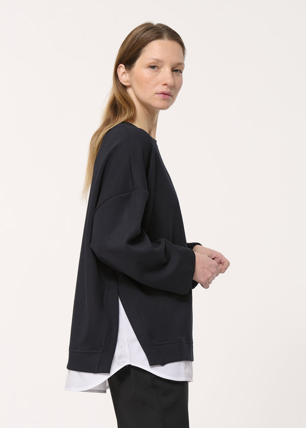 Sweat molletonné 2 en 1 - NOIR#couleur_NOIR