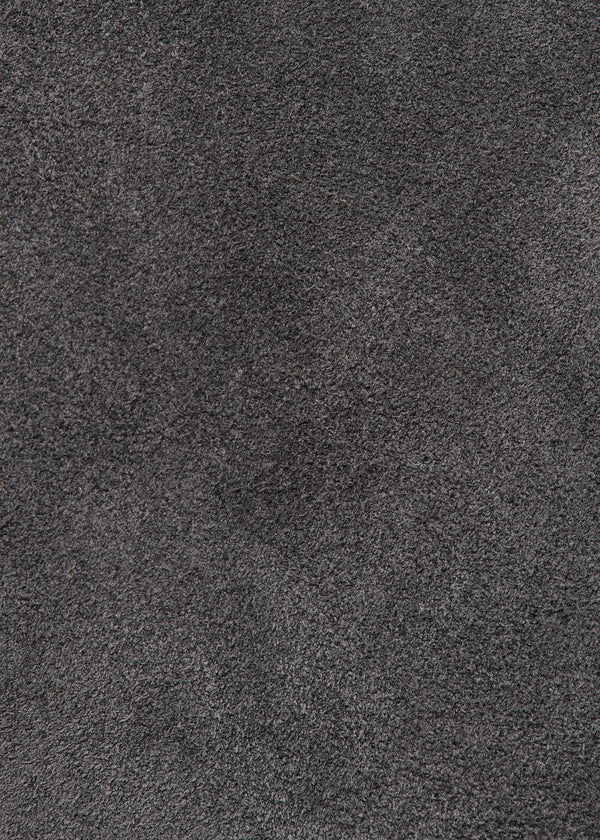 Sac à main hobo gris en daim - ANTHRACITE#couleur_ANTHRACITE