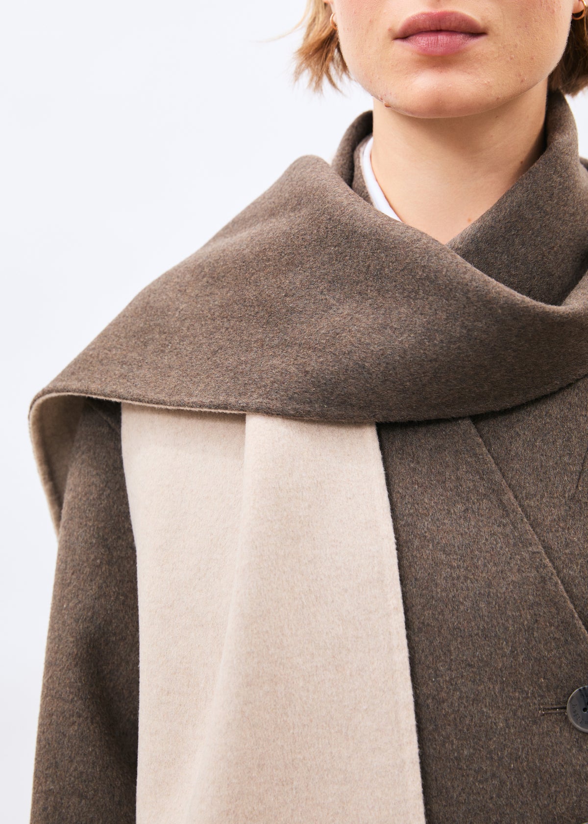 Manteau marron - Komichi - BEIGE/TAUPE#couleur_BEIGE/TAUPE