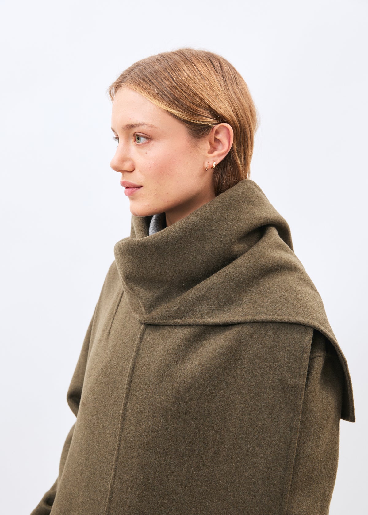 Manteau vert - Komichi - MILITAIRE#couleur_MILITAIRE