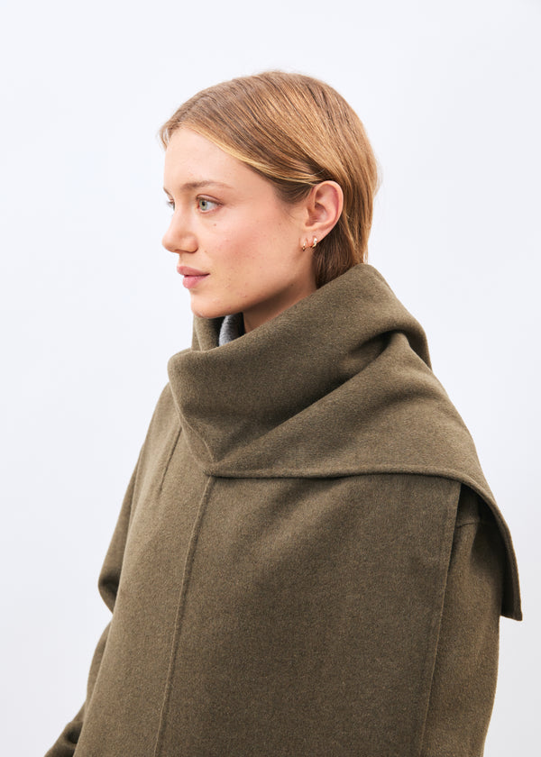 Manteau vert - Komichi - MILITAIRE#couleur_MILITAIRE