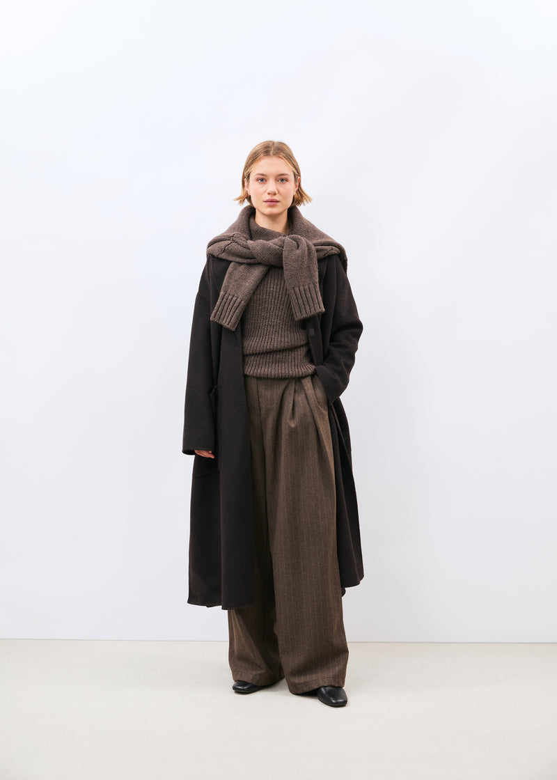 Manteau marron - Utellio - CHOCOLAT#couleur_CHOCOLAT