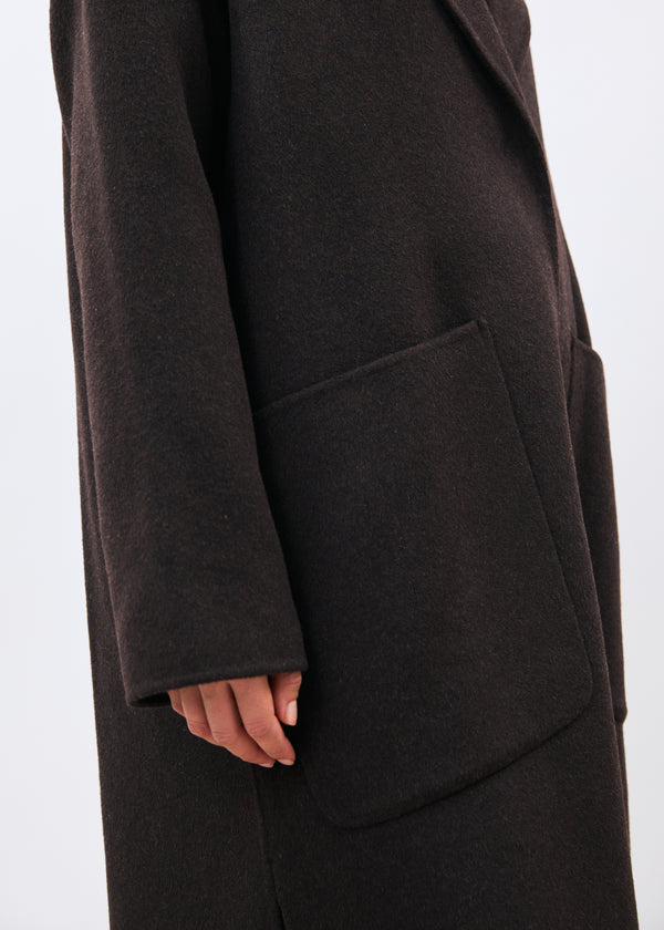 Manteau marron - Utellio - CHOCOLAT#couleur_CHOCOLAT