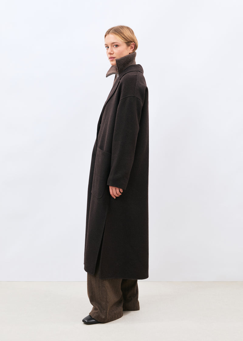 Manteau marron - Utellio - CHOCOLAT#couleur_CHOCOLAT