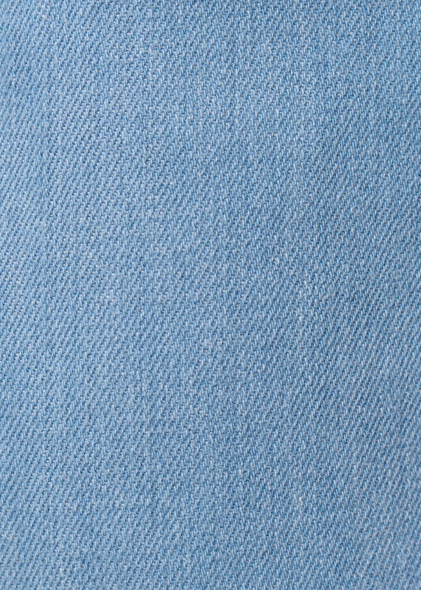 Jean bleu clair droit en denim fluide - CIEL#couleur_CIEL