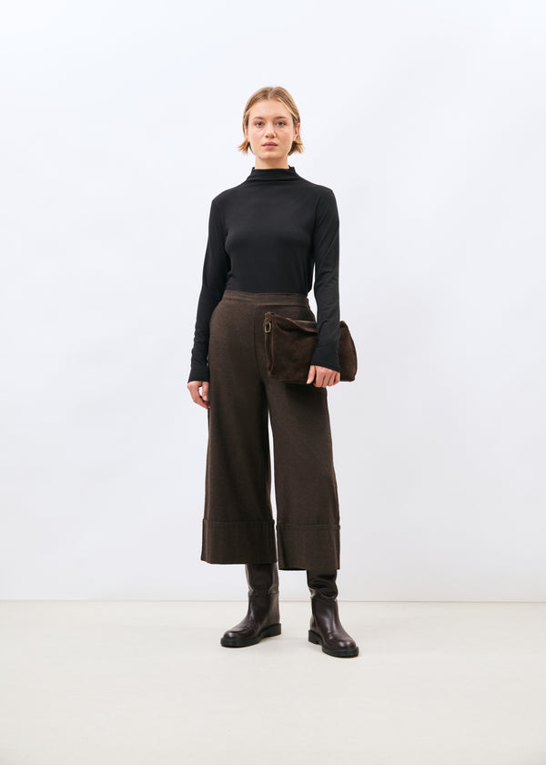 Pantalon marron - Sophio - CHOCOLAT#couleur_CHOCOLAT