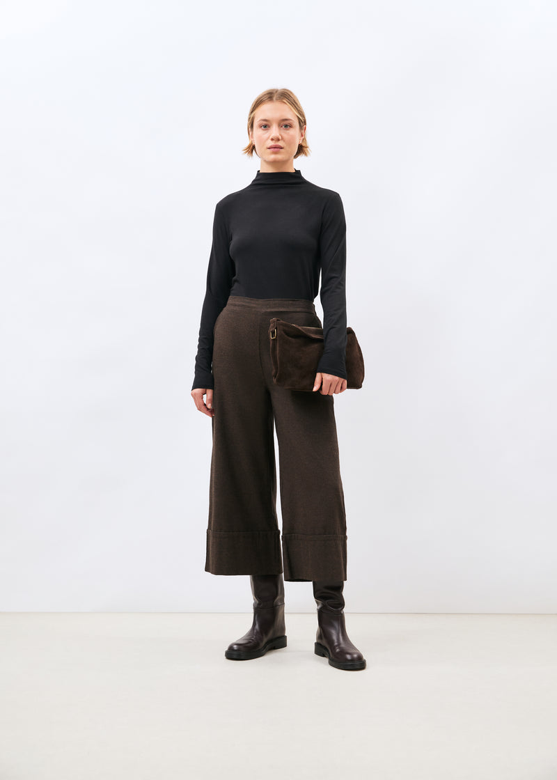 Pantalon marron - Sophio - CHOCOLAT#couleur_CHOCOLAT
