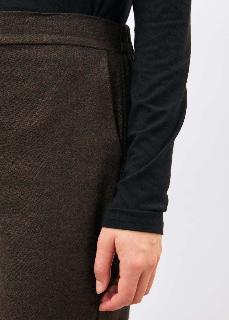 Pantalon marron - Sophio - CHOCOLAT#couleur_CHOCOLAT
