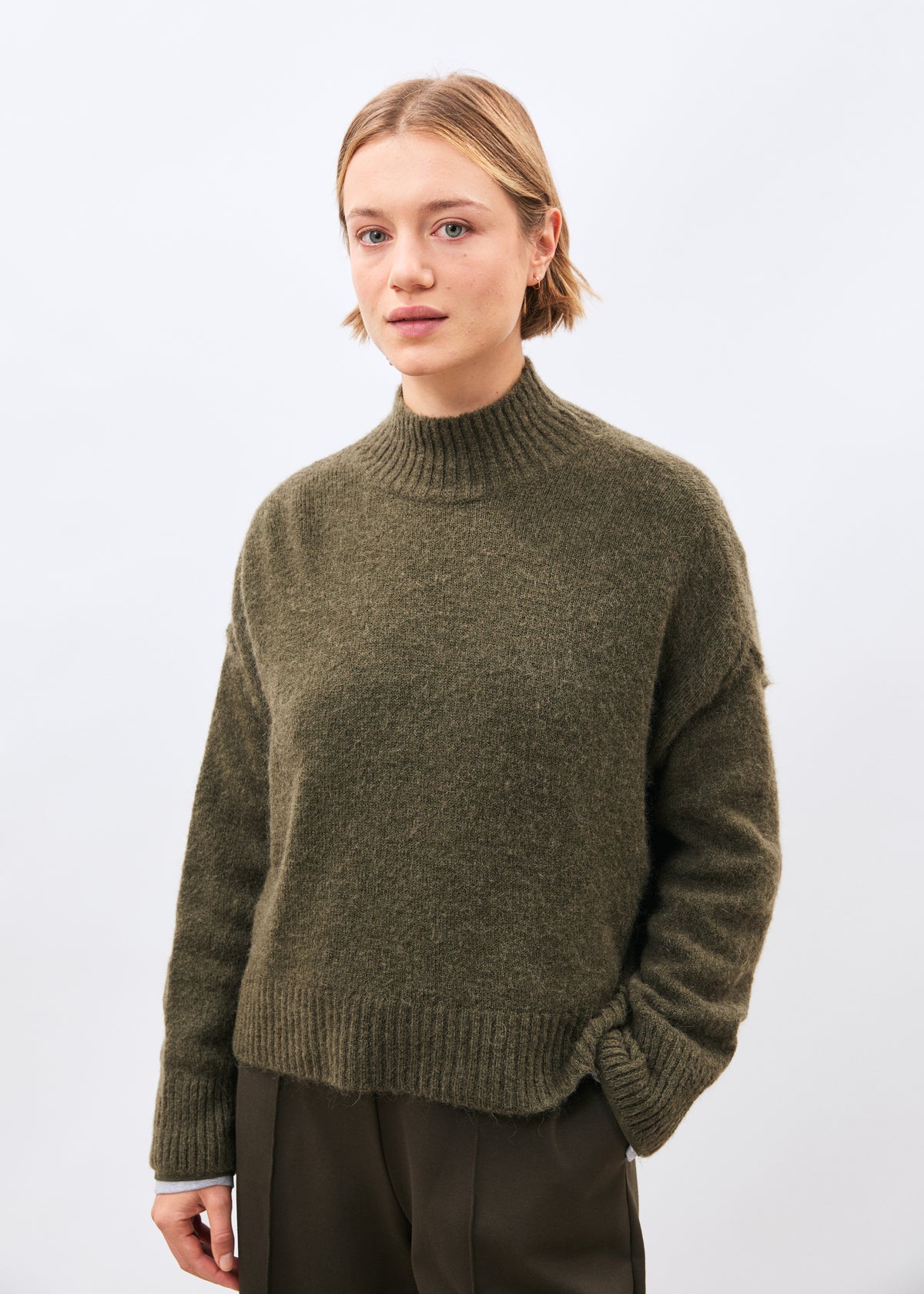 Pull kaki - Cielom - KAKI#couleur_KAKI