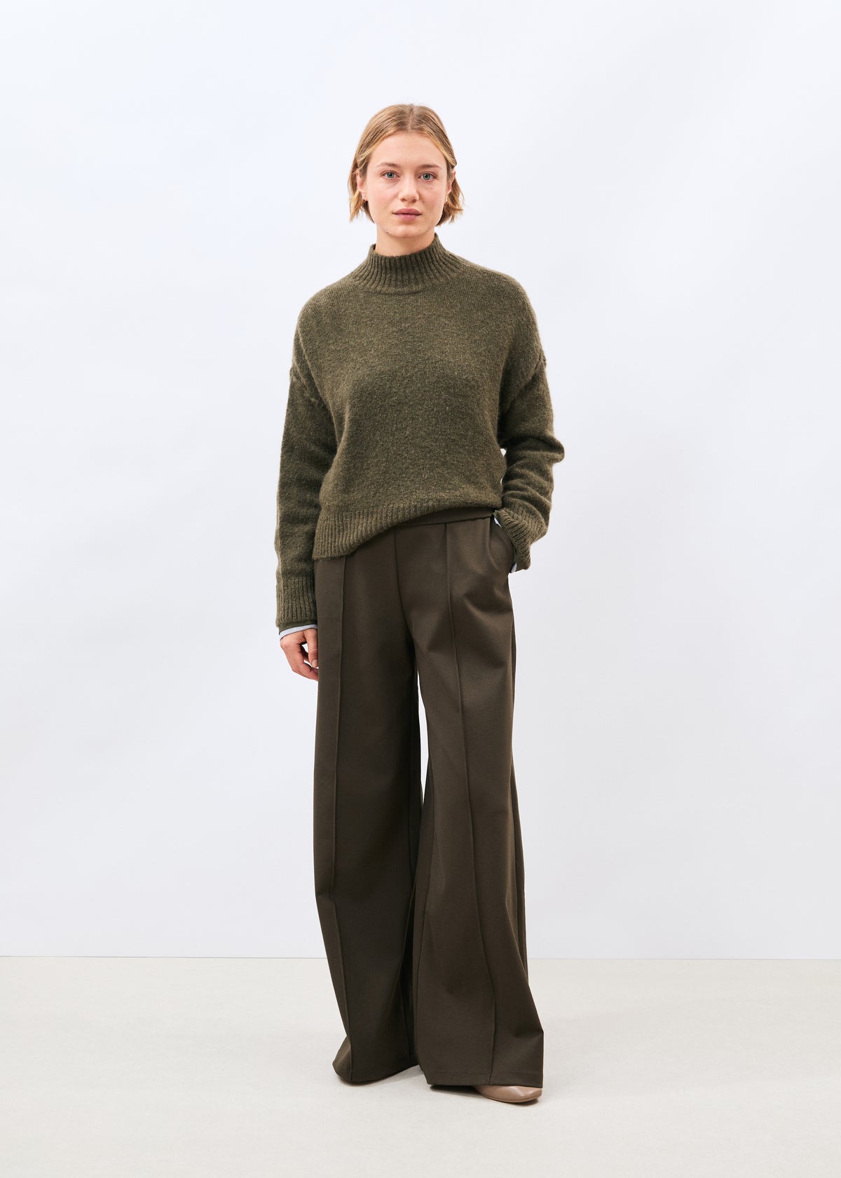Pull kaki - Cielom - KAKI#couleur_KAKI