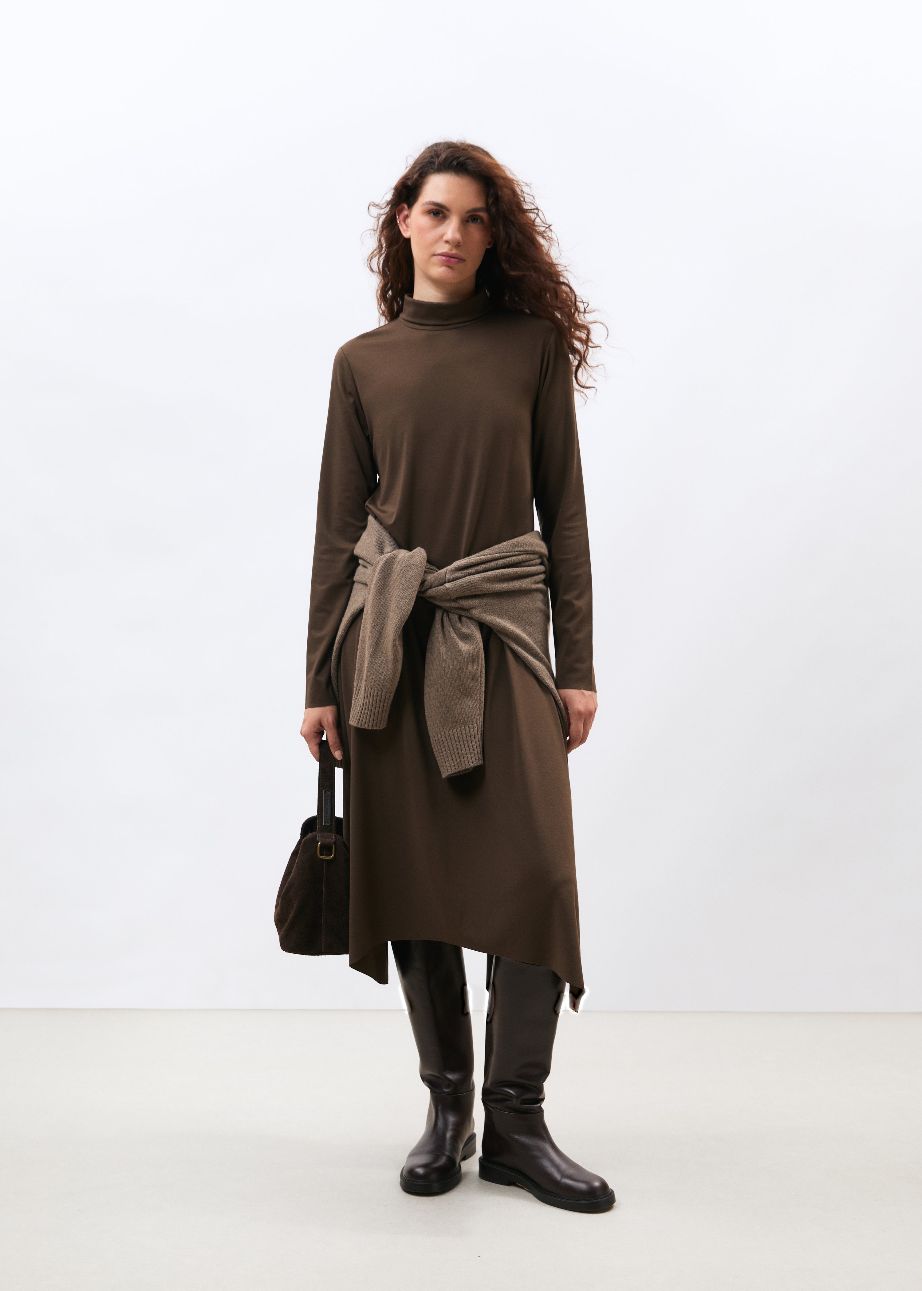 Robe marron - EBENE#couleur_EBENE