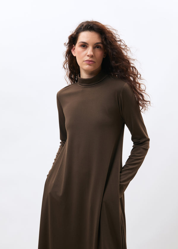 Robe marron - EBENE#couleur_EBENE