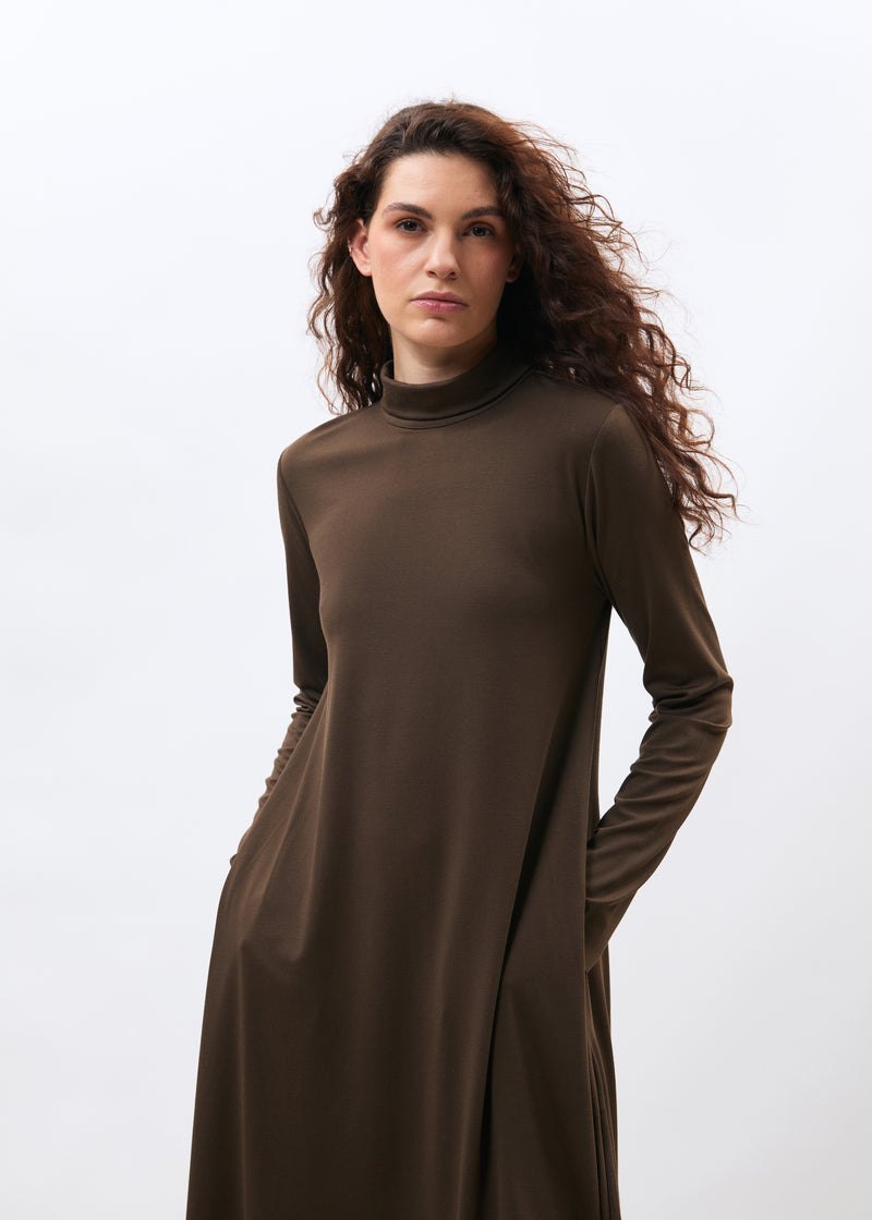 Robe marron - EBENE#couleur_EBENE