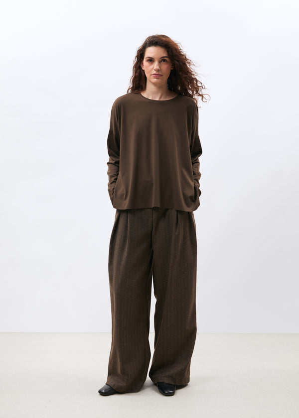 T-shirt marron - EBENE#couleur_EBENE