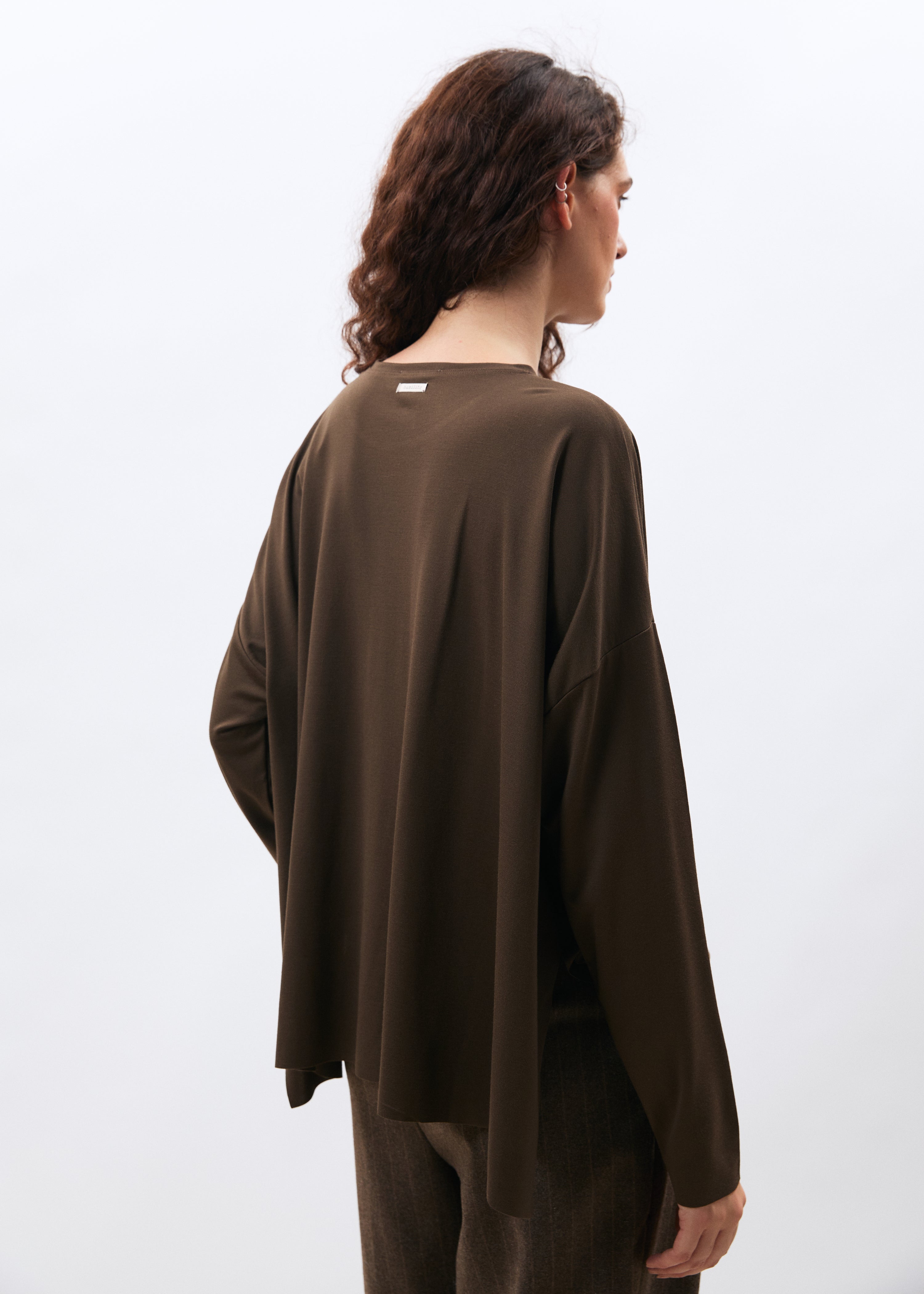 T-shirt marron - EBENE#couleur_EBENE