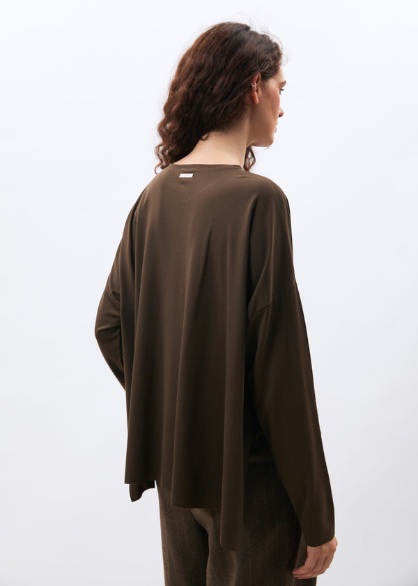 T-shirt marron - EBENE#couleur_EBENE