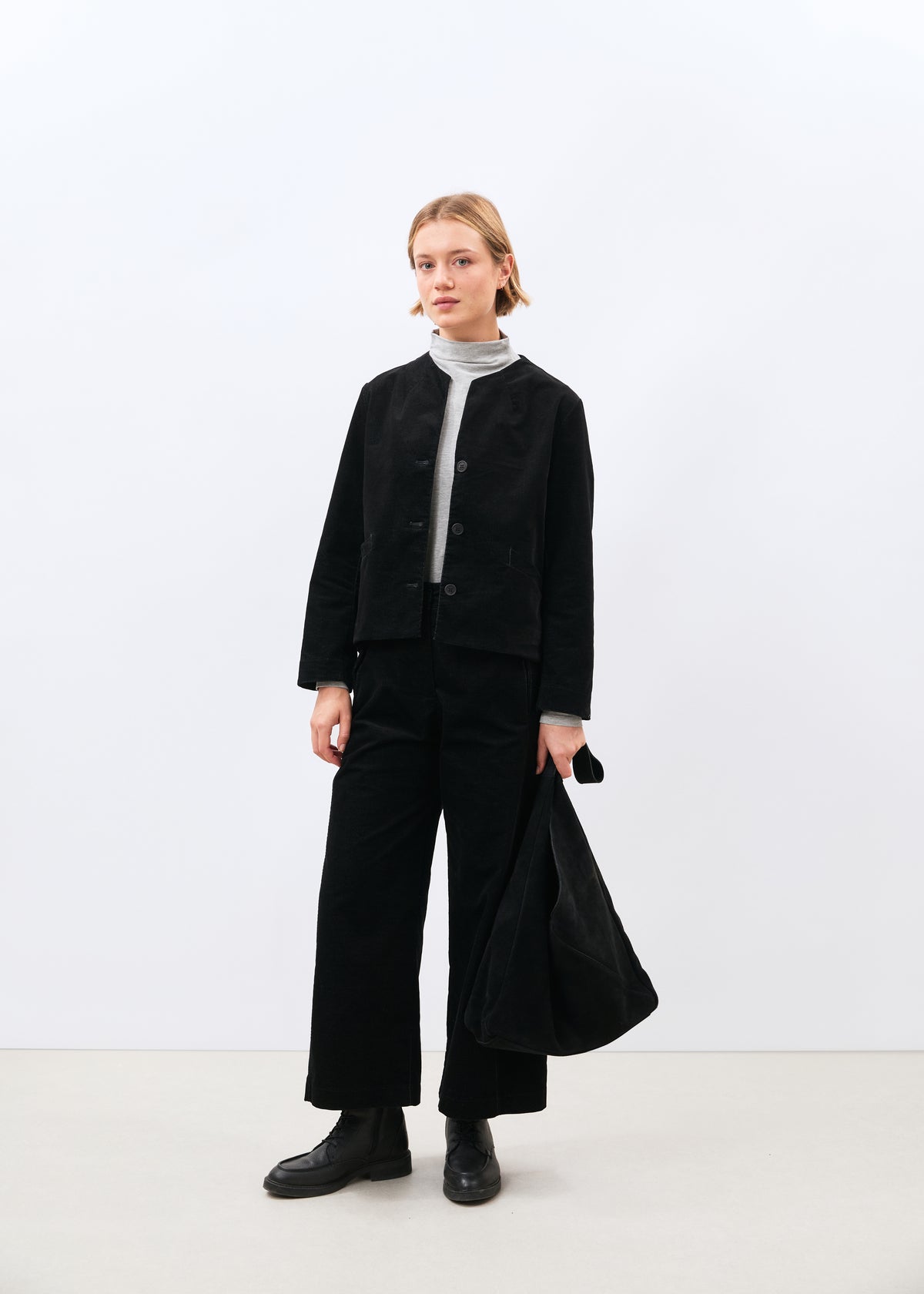 Veste noire - Kogin - NOIR#couleur_NOIR