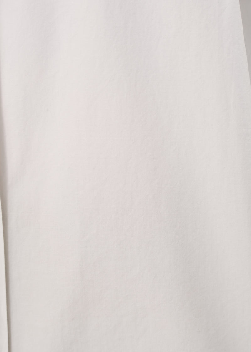 Chemise blanche oversize en popeline de coton - OFF WHITE#couleur_OFF WHITE