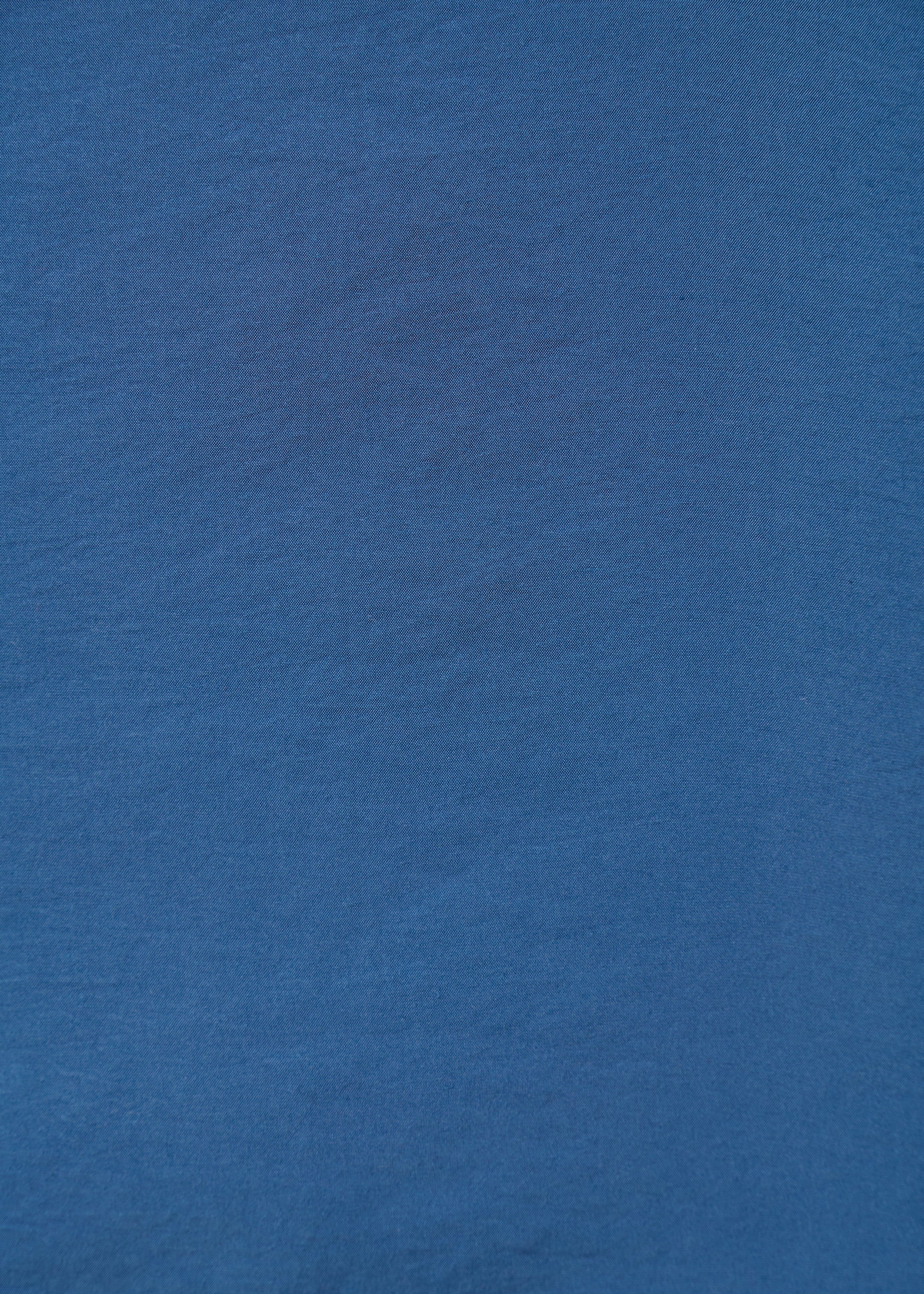 Chemise bleue oversize gaufrée - DENIM#couleur_DENIM
