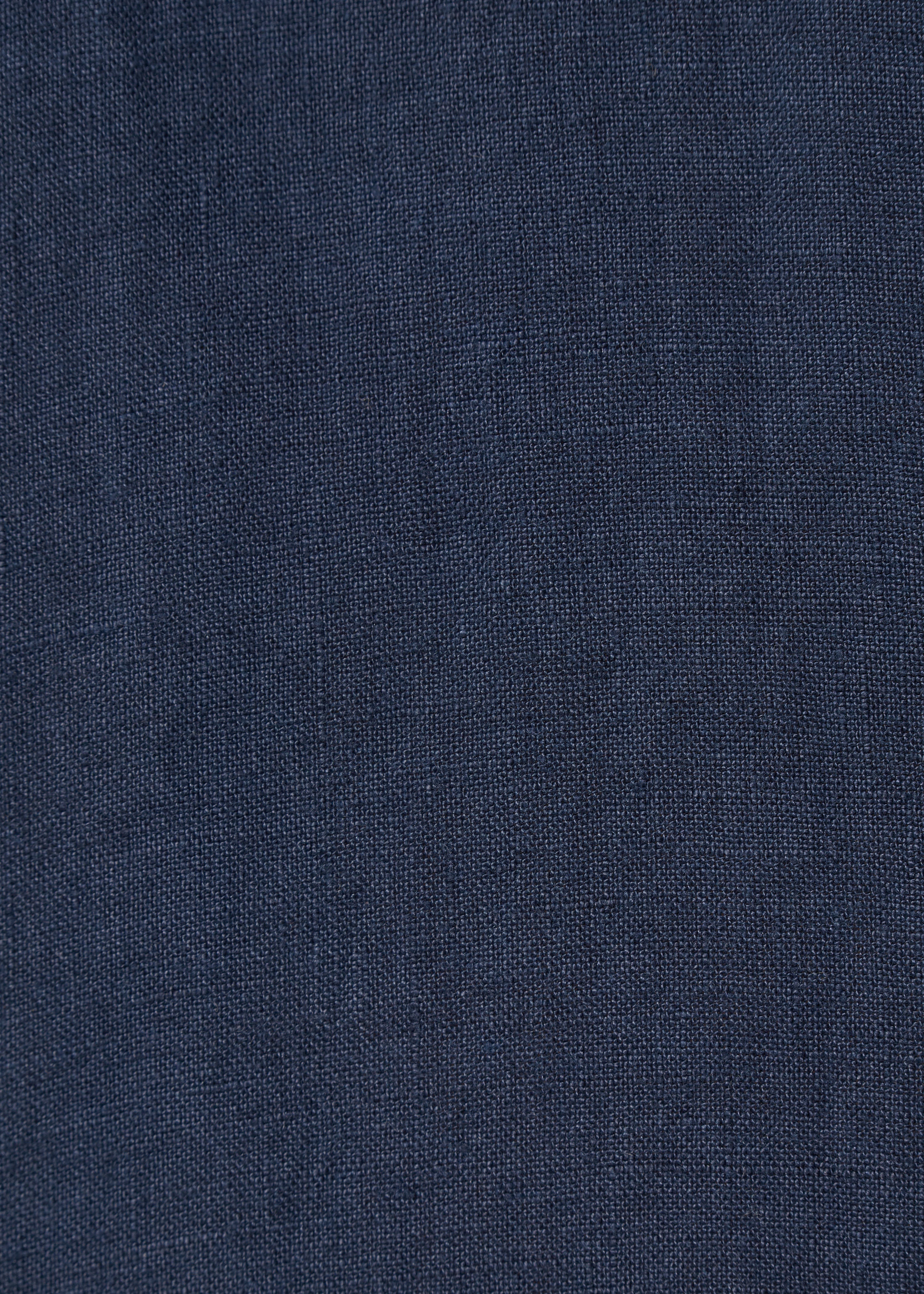 Chemise bleu foncé en lin - NAVY#couleur_NAVY