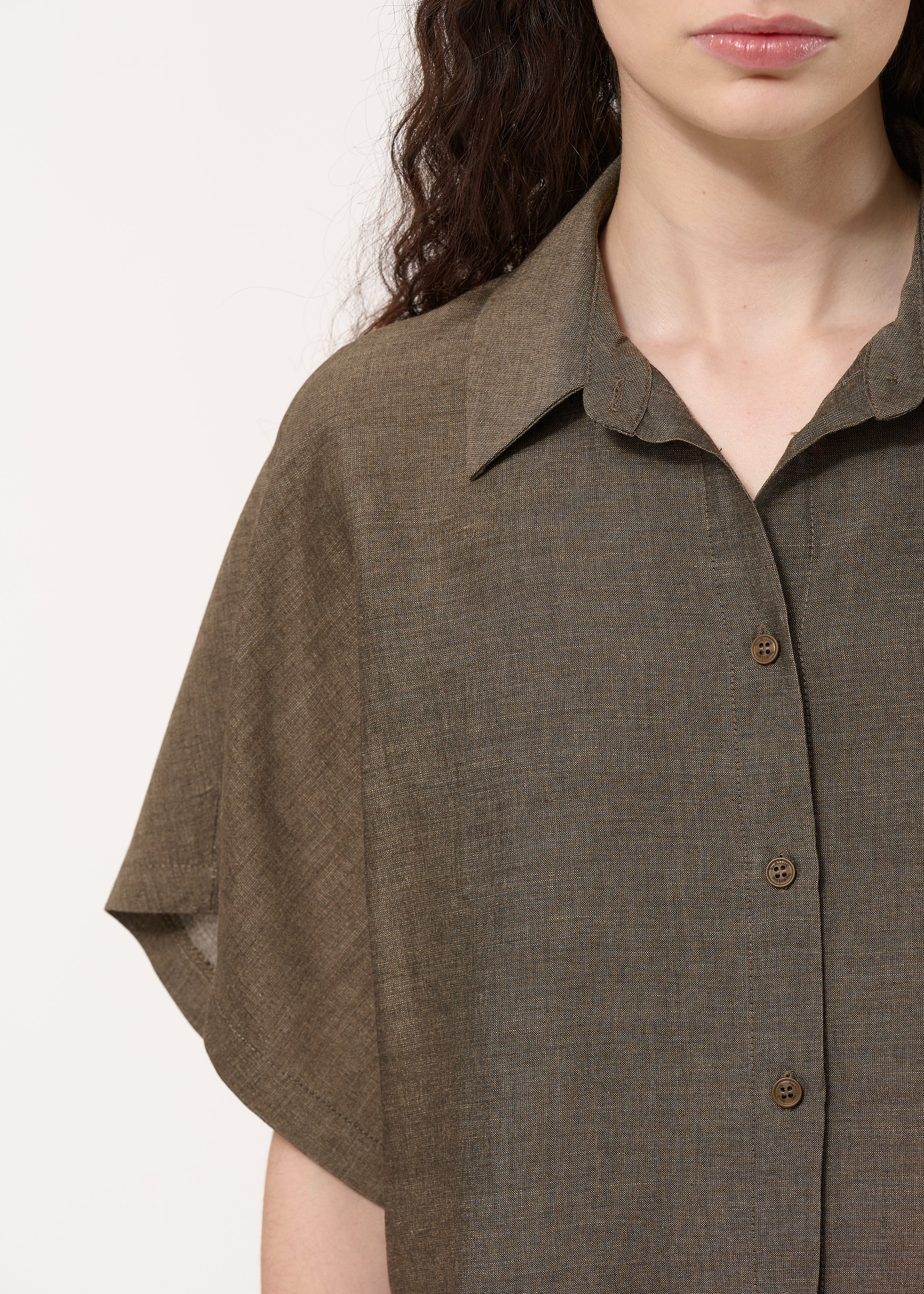 Chemise loose marron - MOKA#couleur_MOKA