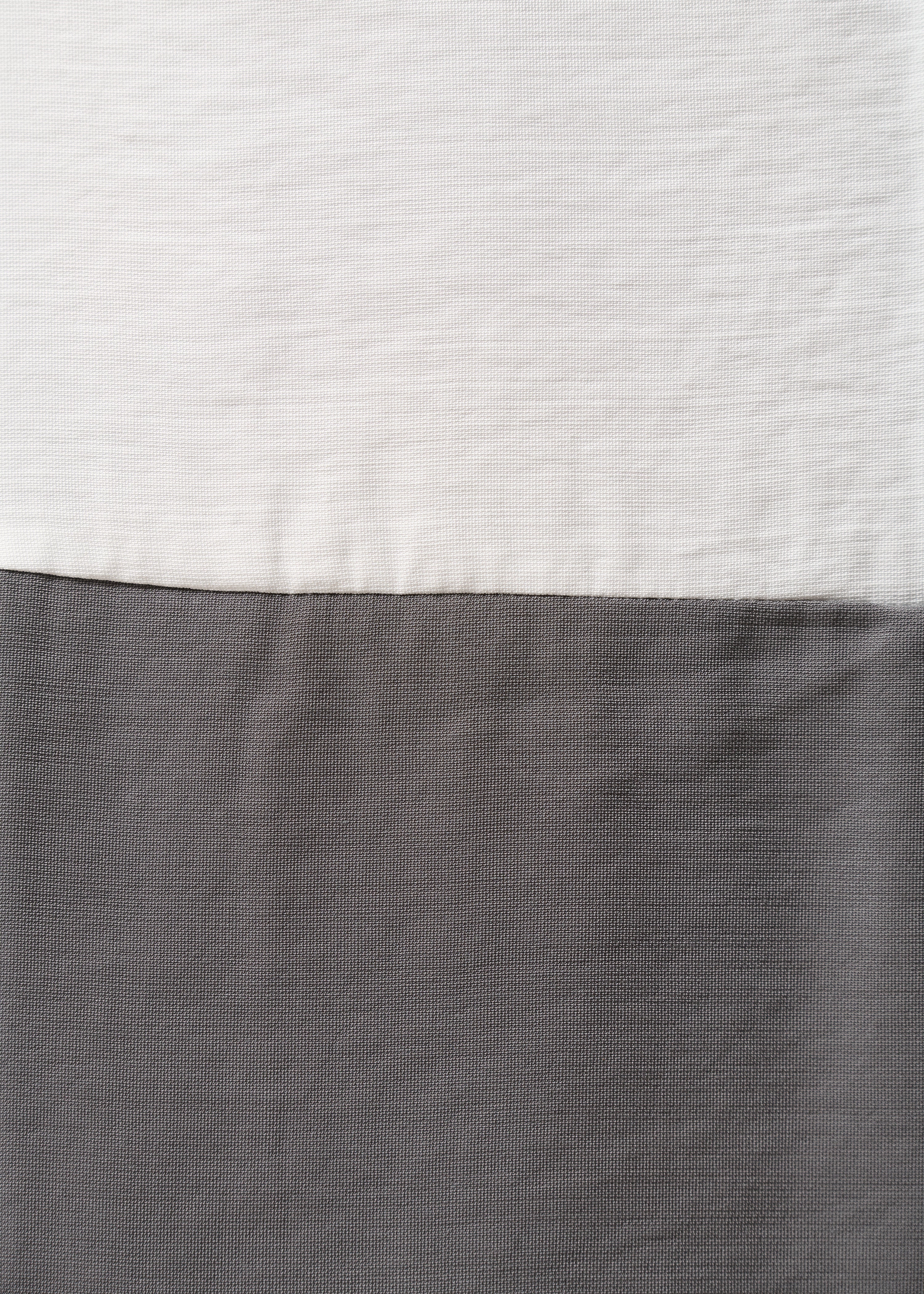 Combinaison bicolore oversize - BLANC/ANTHRACITE#couleur_BLANC/ANTHRACITE
