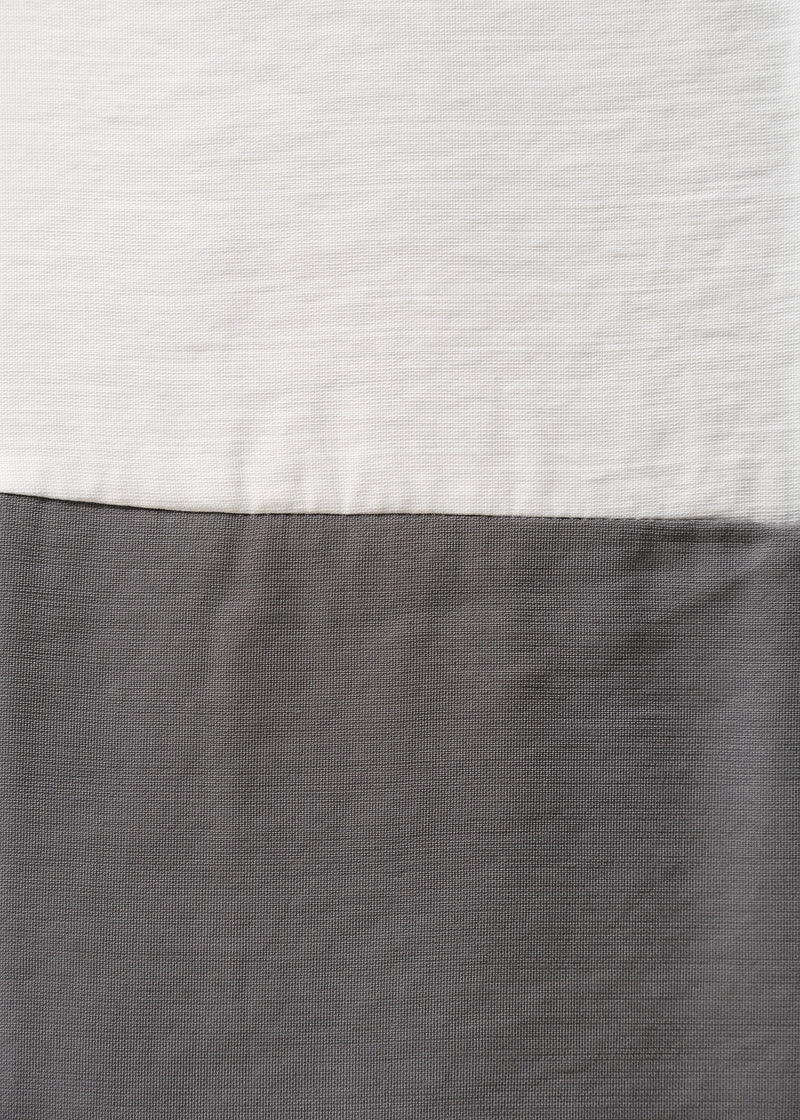 Combinaison bicolore oversize - BLANC/ANTHRACITE#couleur_BLANC/ANTHRACITE