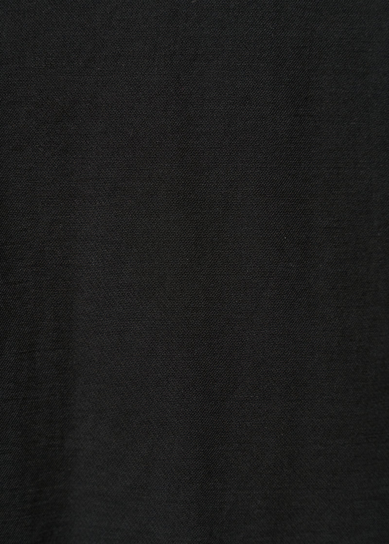 Combinaison noire oversize en jersey fluide - NOIR#couleur_NOIR