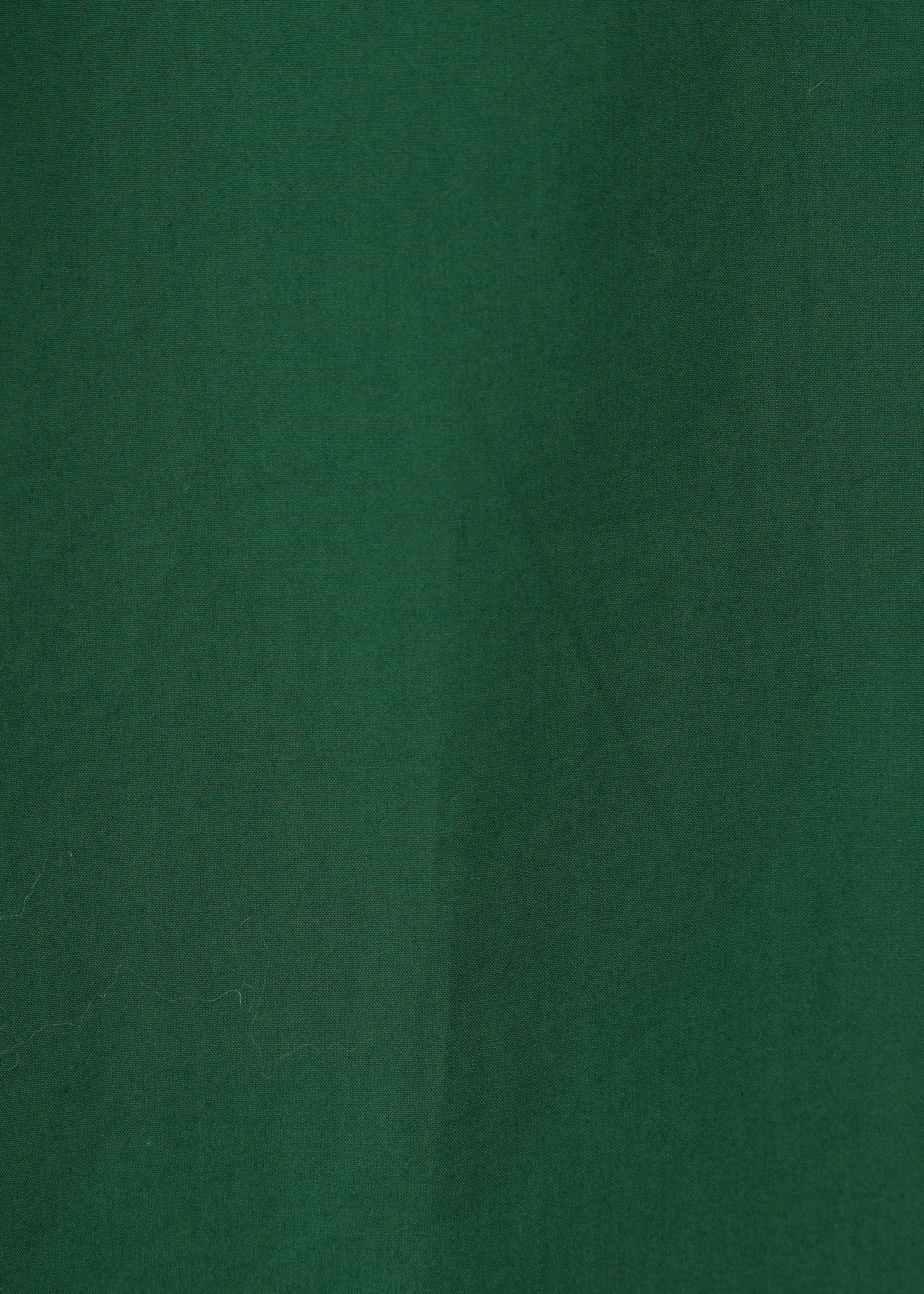 Jupe midi verte évasée en popeline de coton - VERT MOUSSE#couleur_VERT MOUSSE