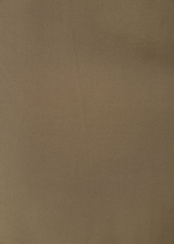 Pantalon kaki fluide croisé - KAKI#couleur_KAKI