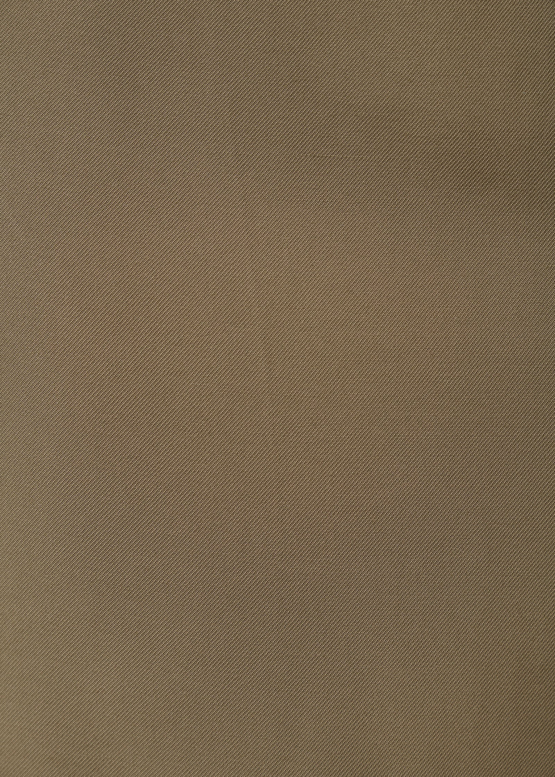 Pantalon kaki fluide croisé - KAKI#couleur_KAKI