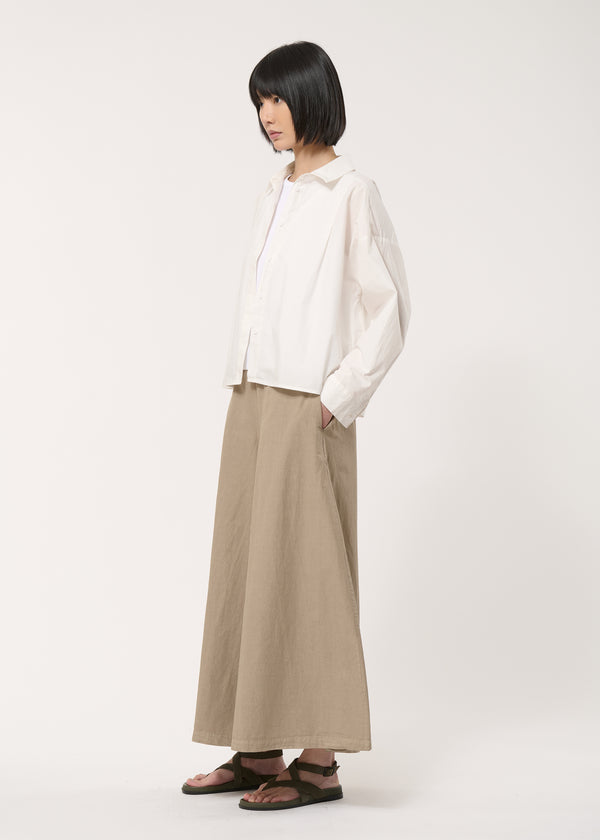 Pantalon jupe culotte beige - BEIGE#couleur_BEIGE