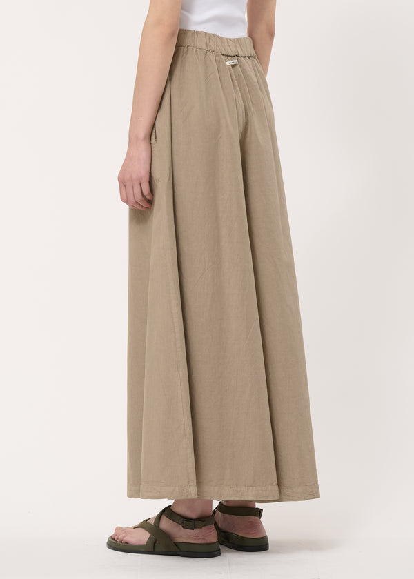 Pantalon jupe culotte beige - BEIGE#couleur_BEIGE