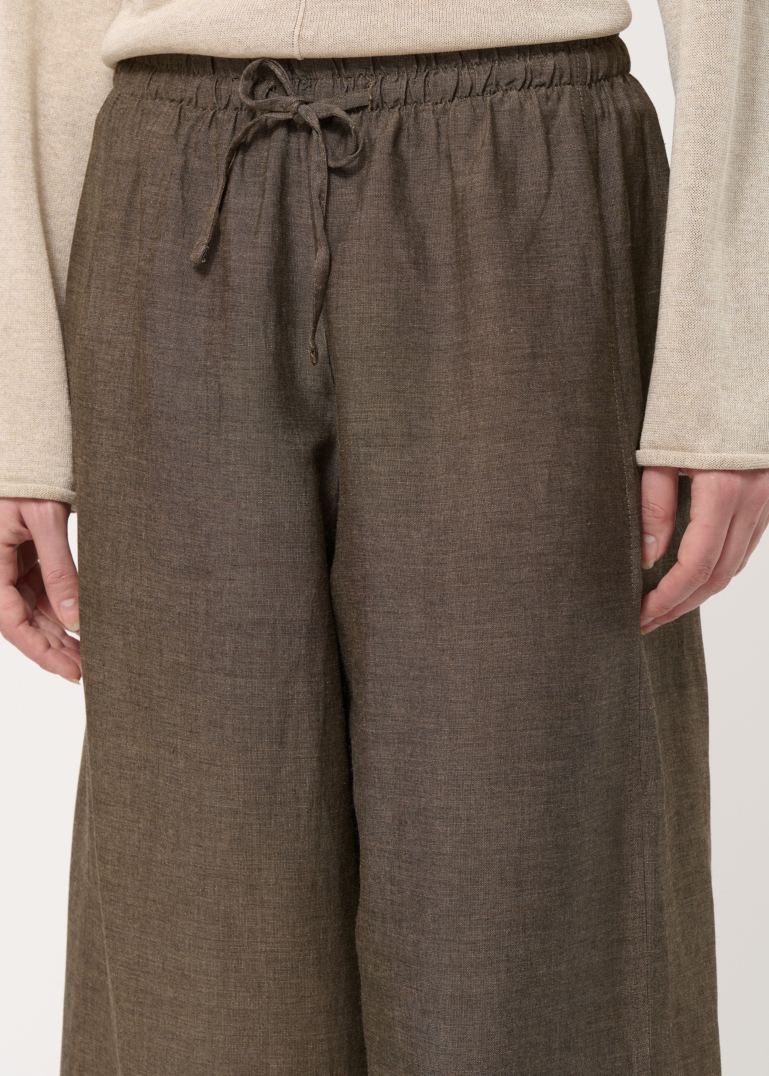 Pantalon barrel marron - MOKA#couleur_MOKA