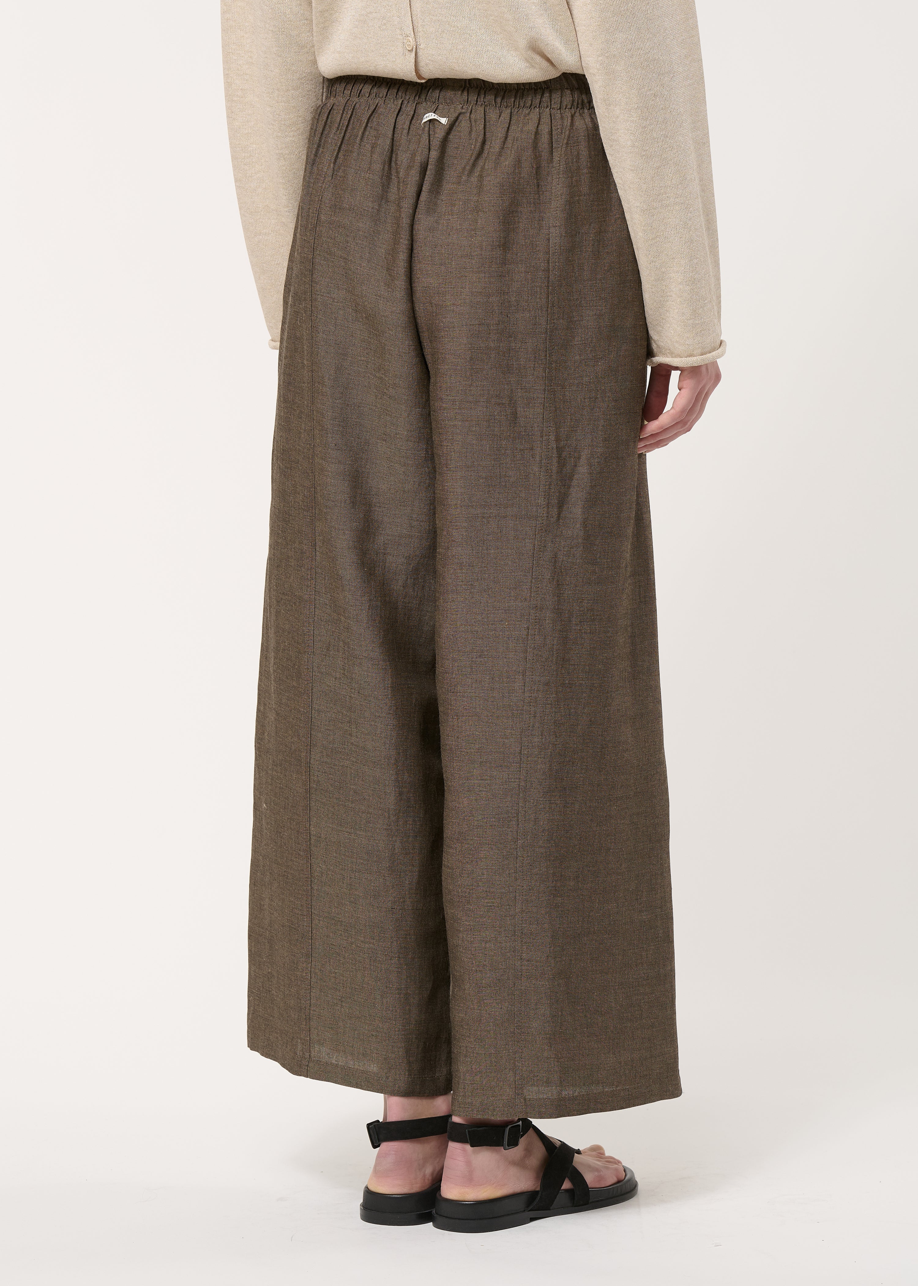 Pantalon barrel marron - MOKA#couleur_MOKA