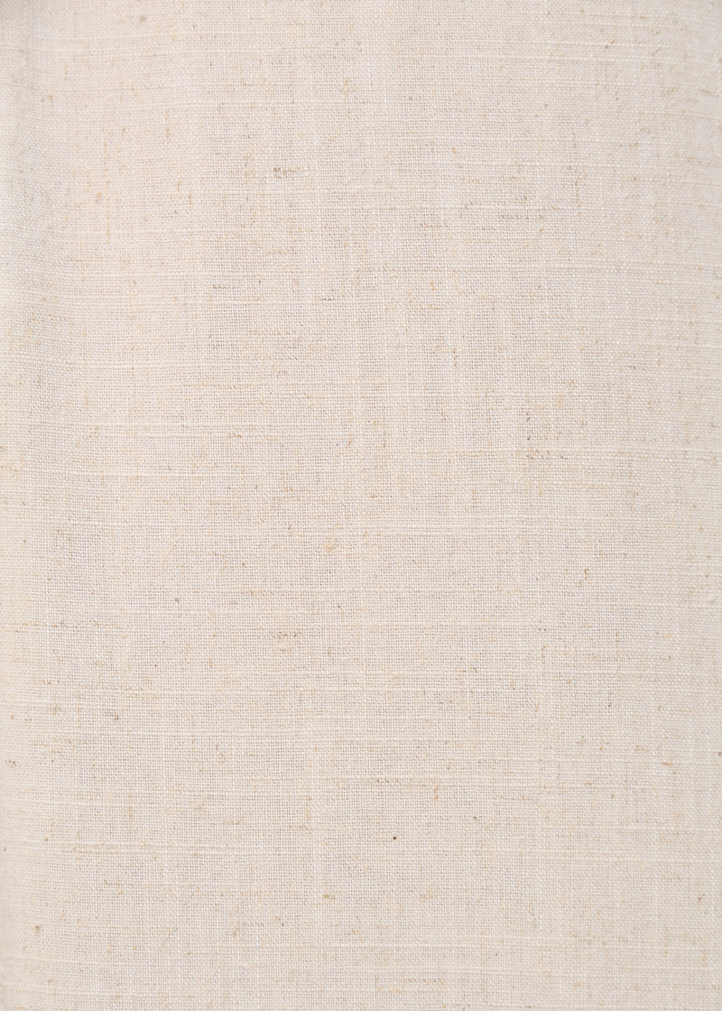 Pantalon large beige taille haute - NATUREL#couleur_NATUREL